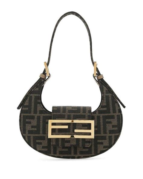 fendi cookie logo plaque mini shoulder bag|FENDI Mini Cookie Tote Bag .